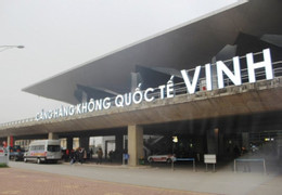 វត្តមានអាកាសយានដ្ឋាន Vinh ធ្វើឲ្យយន្តហោះរបស់ក្រុមហ៊ុន Vietnam Airlines ហោះបានពីរដង។ Canh 2.jpg