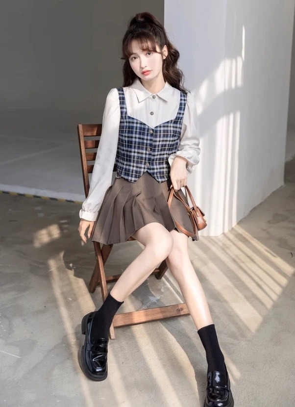 Απελευθερώστε την πνευματική σας ομορφιά με 4 φόρμουλες preppy outfit - Φωτογραφία 3. Khơi dậy vẻ đẹp tri thức trong bạn với 4 công thức phối đồ preppy- Ảnh 3.