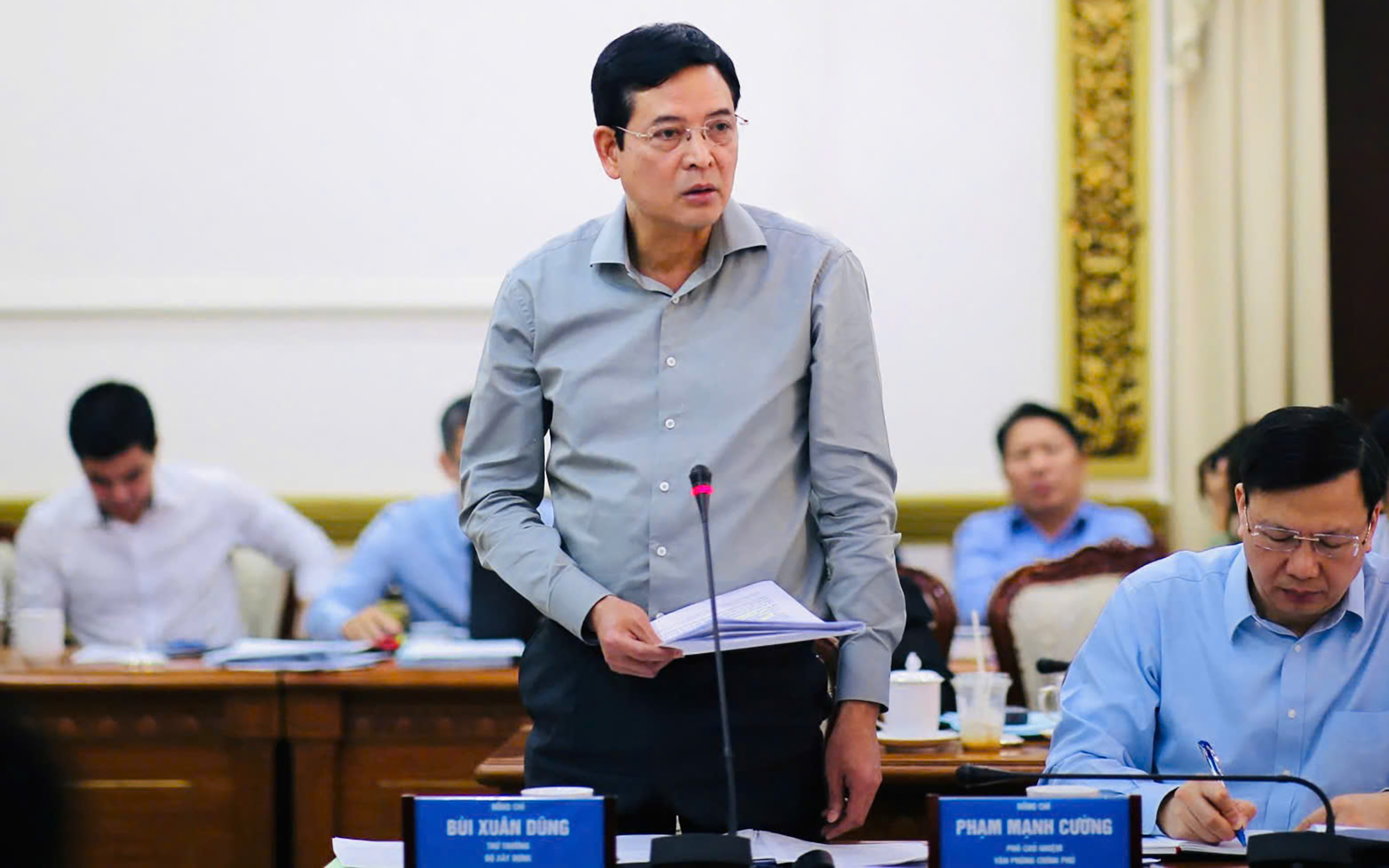 Visestatsminister: Løs problemene med materialkilder for Ho Chi Minh-byens ringvei 3-prosjekt før 15. mars – Bilde 2. Phó thủ tướng: Khắc phục vướng mắc nguồn vật liệu dự án Vành đai 3 TP.HCM trước 15/3- Ảnh 2.