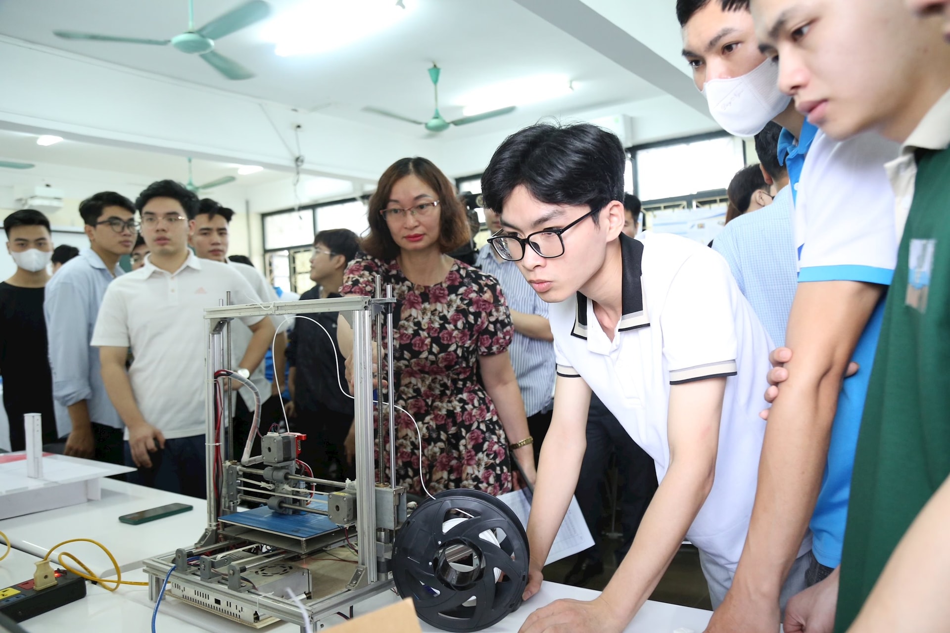 Studenți ai Universității de Transport. Fotografie: Furnizată de școală.