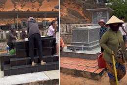 gestionarea cazului unui grup de persoane care „cerșesc” bani pentru curățarea cimitirului din orașul Phan Thiet..jpg