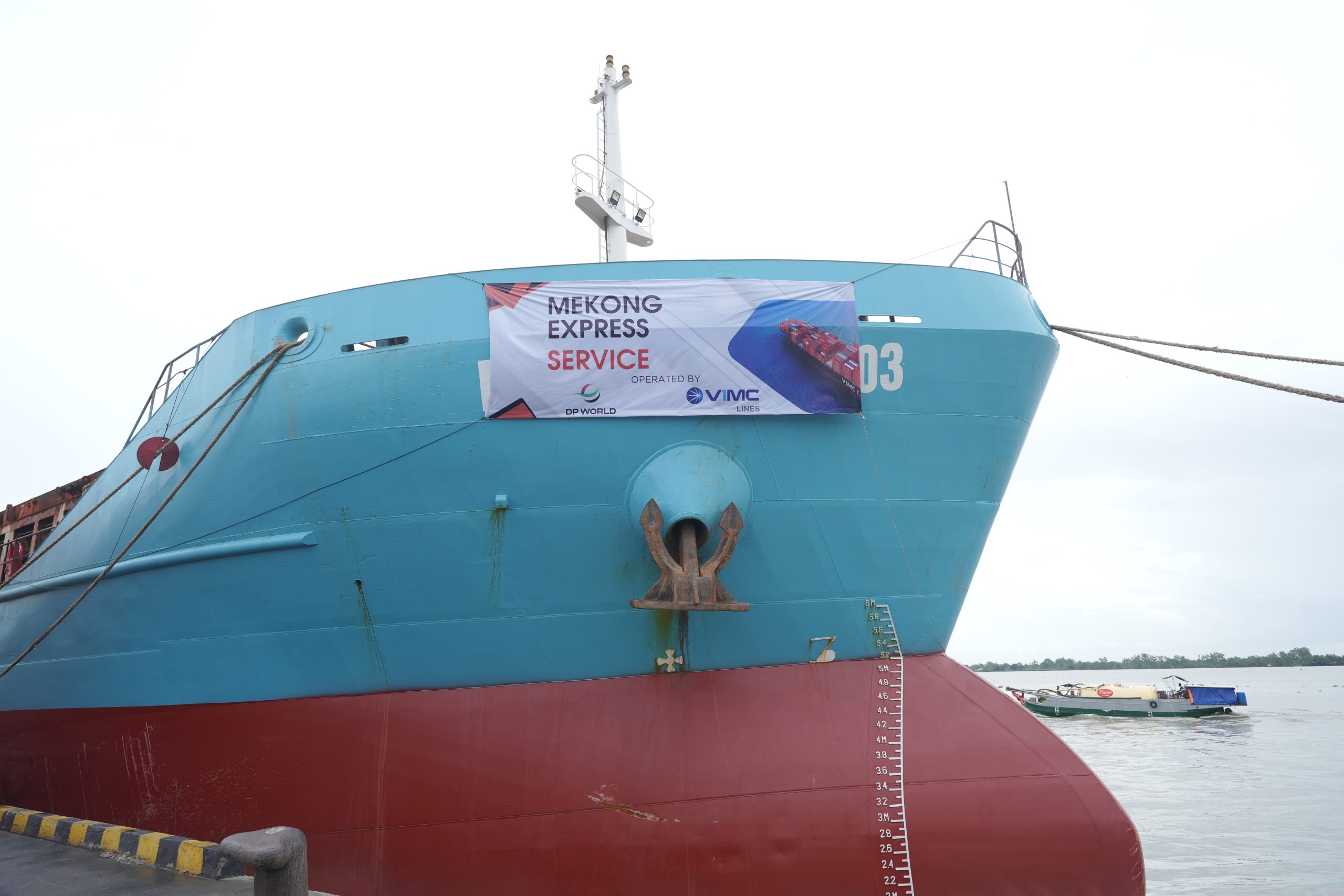 VIMC Lines bắt tay DP World khai trương tuyến Mekong Express.